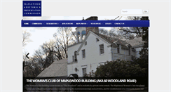 Desktop Screenshot of historicmaplewood.com