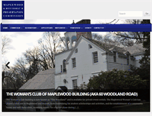 Tablet Screenshot of historicmaplewood.com